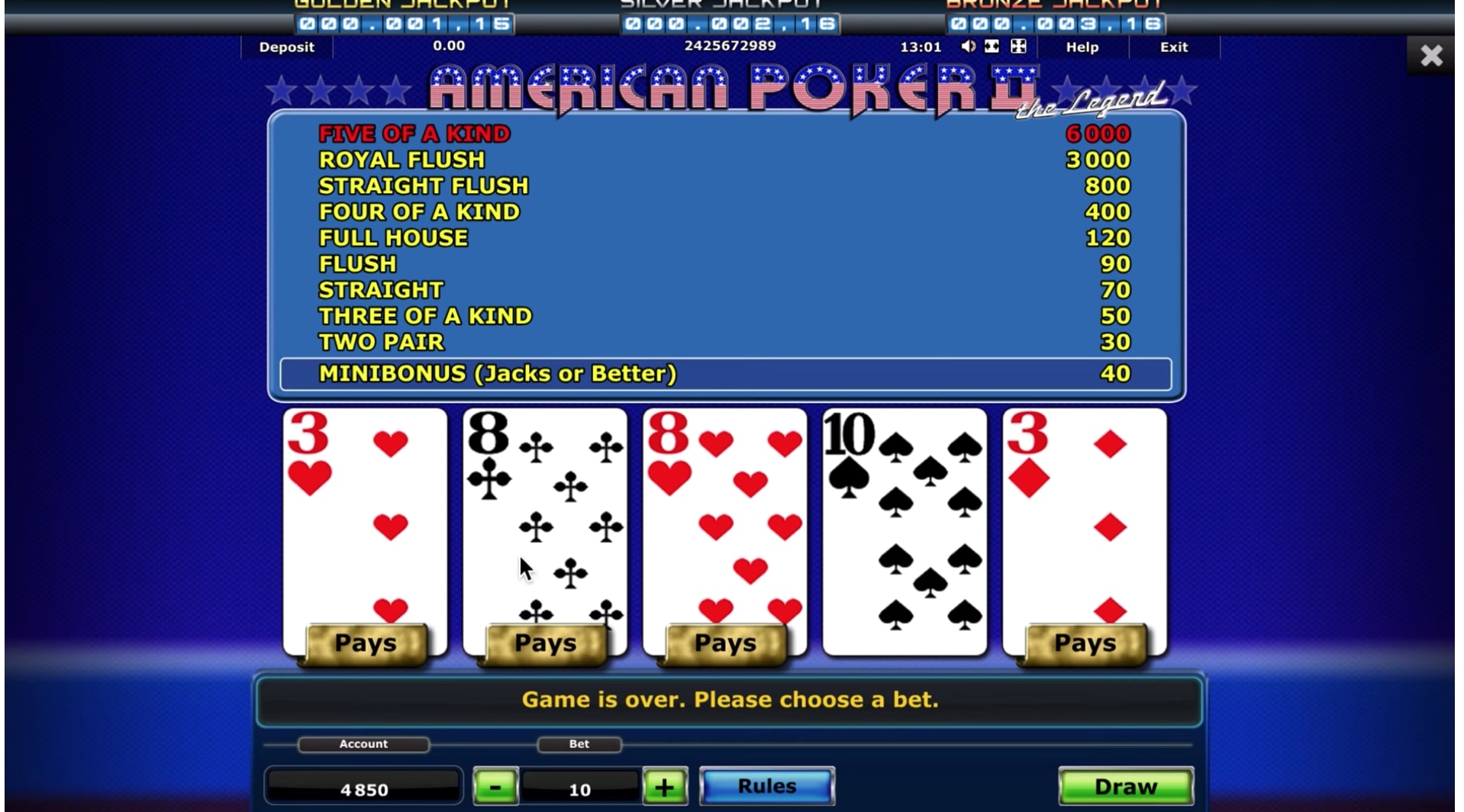 online spiele american poker 2