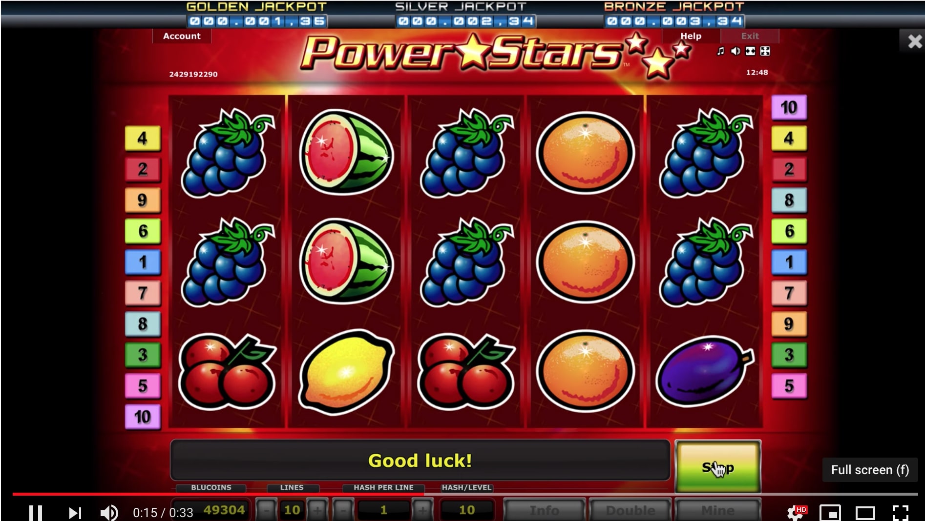 power stars slot free