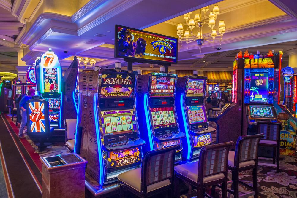 slot machine free stock video